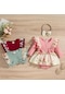 4531854 Kız Bebek Romper Elbise Kıyafetler Sonbahar Uzun Kollu Giyisi Babygrow Tulum Giysileri
