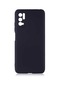 Tecno-Xiaomi Poco M3 Pro - Kılıf Mat Renkli Esnek Premier Silikon Kapak - Siyah