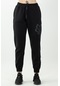 Maraton Sportswear Comfort Kadın Dönüşlü Paça Basic Siyah-siyah Pantolon 22028-siyah-siyah