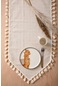 90x30 Püsküllü Runner,r-34k Krem