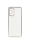 Tecno - Samsung Galaxy Uyumlu Note 20 Ultra - Kılıf Parlak Renkli Bark Silikon Kapak - Beyaz