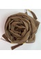 Kabarcık Şifon Başörtüsü Kadın Püskül Dekorasyon Düz Renk Uzun Sarar Kadın Dark Brown Dark Brown Çok Renkli