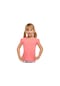 Lovetti Fosfor Fuşya Kız Çocuk Kısa Kollu Basıc Tişört