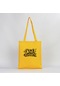 Ozzy Osbounre Logo Sarı Gabardin Bez Çanta