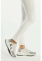 Tamer Tanca Kadın Hakiki Deri Beyaz Sneakers & Spor Ayakkabı 937 22630-20 Bn Ayk Y23 Beyaz/lame