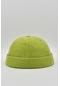 Kışlık Yünlü Hiphop Bere Fıstık Yeşil Docker Şapka - Standart