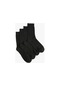 Koton Basic 4'lü Soket Çorap Seti Siyah 4wam80269aa 4WAM80269AA999