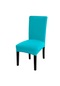 Jms Gökyüzü Mavisi Katı Renk Sandalye Kapak Spandex Streç