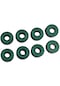 Longboard Green Için 8 Adet Kaykay Rulmanları 8mm Hassas Boyut Abec-11 Yeşil