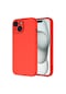 Noktaks - iPhone Uyumlu 15 Plus - Kılıf İçi Kadife Koruyucu Mara Lansman Kapak - Kırmızı
