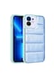 Mutcase - İphone Uyumlu İphone 11 - Kılıf Kamera Korumalı Renkli Parlak Seksek Kapak - Mavi