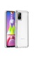 Kilifone - Samsung Uyumlu Galaxy M51 - Kılıf Sert Cam Gibi Şeffaf Koruyucu Coss Kapak - Renksiz