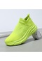 Kırmızı Tuınanle Kadın Tıknaz Spor Ayakkabı Platform Ayakkabılar Kadın Nefes Alan Loafer'lar Rahat Spor Yürüyüş Ayakkabısı Artı Boyutu 36-44