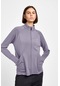 Kadın Antrenman Fermuarlı Sweatshirt 25b-2041 Lavanta
