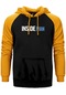 Insade Man Blue Sarı Renk Reglan Kol Kapşonlu Sweatshirt Sarı