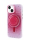 Kilifone - İphone Uyumlu İphone 14 - Kılıf Magsafe Şarj Özellikli Tak-çıkar Pop Soketli Tik-tok Kapak - Pembe Koyu
