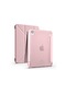 Kilifolsun iPad Uyumlu Mini 2021 6.nesil Kalem Bölmeli Stand Olabilen Origami Tri Folding Kılıf Rose Gold