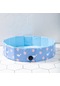 80x20 Cm Çocuk Katlanabilir Gerek Yok Şişirmek Banyo Küveti Oyun Evi Oyunu Kum Topu Havuzu Kaz Mavisi