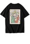 Brz Collection Unisex Oversize Joker Illustration T-shirt-siyah Siyah
