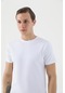 Twn Slim Fit Beyaz Düz Örgü T-Shirt 1Ec148551753M