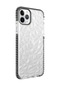 Kilifone - İphone Uyumlu İphone 11 Pro Max - Kılıf Koruyucu Prizmatik Görünümlü Buzz Kapak - Siyah