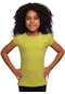 Lovetti Yağ Yeşili Kız Çocuk Kısa Kollu Basıc Tişört 31001Y023