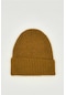 Kadın Trend Bere Hardal Kışlık Şapka - Standart
