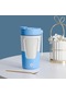 Elektrikli Karıştırma Su Bardağı Kahve Boy Otomatik Karıştırma Fincan Elektrikli Sallayarak Fincan Milkshake Fincan Net Kırmızı Şarj Edilebilir Modell-430Ml Mavi