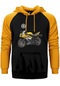 Yamha Yzf-r1 Supersport Sarı Renk Reglan Kol Kapşonlu Sweatshirt