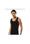 Erdem 650 Erkek Seamless Korse Atlet 3 Adet Siyah