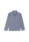 U.s. Polo Assn. Erkek Çocuk Lacivert Melanj Gömlek Basic 50263107-vr120 Lacivert
