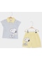 Supermino Snoopy Lisanslı Erkek Bebek 2'li Takım Sn21939-krem