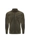 Bast10 Erkek Polar Tam Fermuarlı 3 Cepli Outdoor Siyah Polar Ceket Tactical Flecee Haki