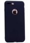 Noktaks - iPhone Uyumlu 7 Plus - Kılıf Mat Renkli Esnek Premier Silikon Kapak - Siyah