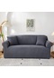 Koyu Gri Elastik Kanepe Kapakları Oturma Odası İçin Geometrik Koltuk Örme Mısır Kanepe Slipcovers Sandalye Koltuk Örtüsü 56671804