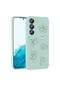 Mutcase - Samsung Uyumlu Galaxy S22 - Kılıf Kabartma Figürlü Parlak Toys Silikon Kapak - Açık Yeşil