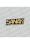 Sanayi Performance Sticker Siyah Altın Sarı