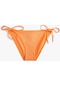 Koton Parlak Brazilian Bikini Altı Yanları Bağlama Detaylı Turuncu 4sak00051mm 4SAK00051MM227