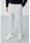 Tommy Life Gri Yüzeyi Dokulu Standart Fit Erkek Eşofman Alt - 82154 Gri