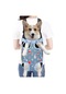Springsun Köpek Taşıma Çantası - Akıllı İki Yönlü Ön/arka - Soluklu Kumaş - Bacak Ve Kuyruk Açık - Xl 41x25cm - Moda Jean Çok Renkli