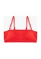 Koton Straplez Bikini Üstü Dokulu Çıkarılabilir Askılı Kaplı Kırmızı 4sak10014mm