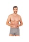 Erkek Pamuklu Modal Boxer 11897-Gri