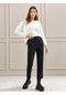 Unique Mode Bol Paça Siyah Kadın Pantolon Uw244008