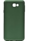 Ekılıf - Samsung Galaxy J7 Prime Uyumlu Kılıf Mat Soft Premier Silikon Kapak - Yeşil
