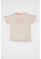 Defacto Kız Bebek Slogan Baskılı Kısa Kollu Tişört C0011a524smpn675