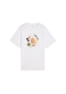 Puma 68508502 Graphics Relaxed Fruity Tee Kadın Spor Tişört Beyaz
