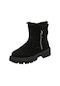 Siyah Kış Peluş Kalınlaşmış Sıcak Kısa Kar Botları Martin Boots Siyah