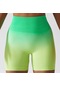 Nefes Sıkı Spor Şort Yüksek Bel Streç Elastik Fitness Pantolon Rahat Ince Pantolon Degrade Dikişsiz Yoga Şort 22290 Floral Çok Renkli