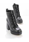 Bambi Siyah Kadın Bot & Bootie K02792060209 001