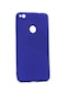 Kilifone - Huawei Uyumlu P9 Lite 2017 - Kılıf Mat Renkli Esnek Premier Silikon Kapak - Saks Mavi